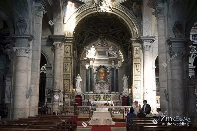 爱在罗马之圣母教堂浪漫婚礼