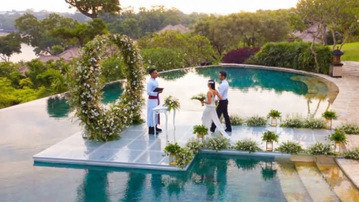 到巴厘岛四季酒店举办梦想婚礼
