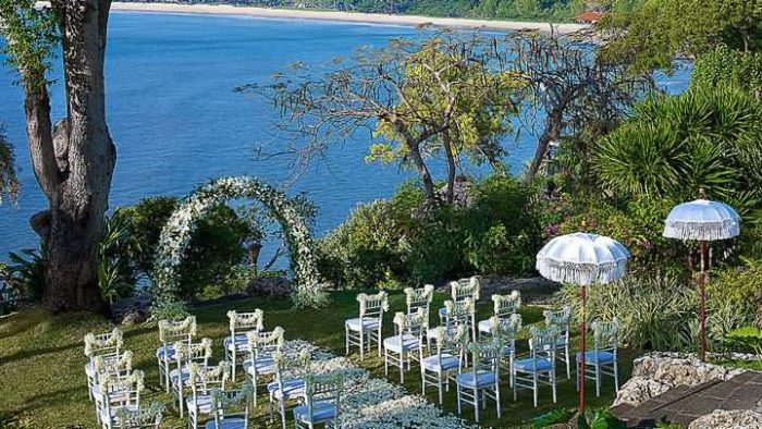 巴厘岛海外婚礼 四季金巴兰酒店婚礼套餐