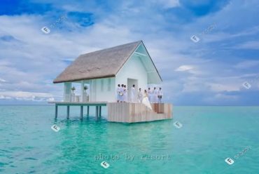 漂亮白沙滩马尔代夫海岛婚礼，大四季兰达性价比海外婚礼套餐