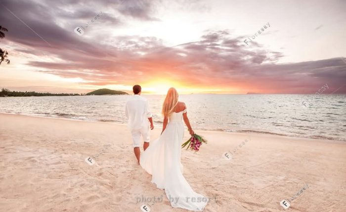 以爱之名斐济洛玛尼海外婚礼，极致浪漫的海岛婚礼套餐