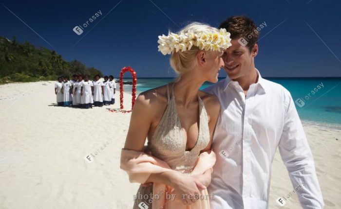 斐济海外婚礼，亚萨瓦酒店海岛婚礼套餐