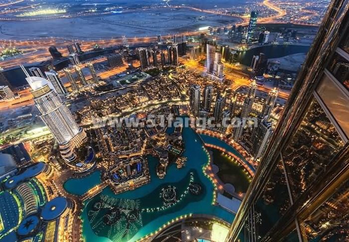 阿联酋迪拜帝国大道高档公寓海外房产，坐拥市中心哈利法塔区域运河景观