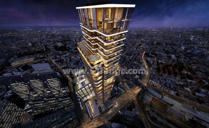 英国伦敦Principal Tower公寓，伦敦金融城摩天地标豪宅