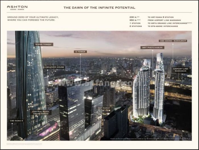 泰国曼谷Ashton Asoke Rama 9公寓，新金融区的标志性建筑