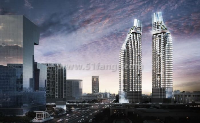 泰国曼谷Ashton Asoke Rama 9公寓，新金融区的标志性建筑