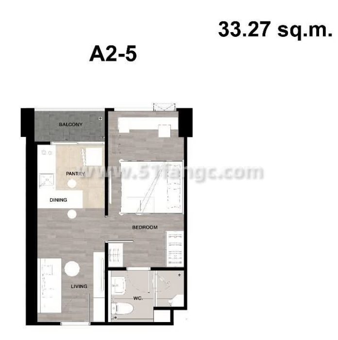 泰国曼谷Niche Mono SuKhumvit-Puchao海外房产，总价60万地铁0距离