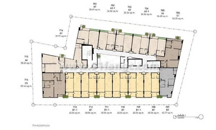 泰国曼谷Walden Sukhumvit 39公寓海外房产，日韩富人区高性价比高端公寓