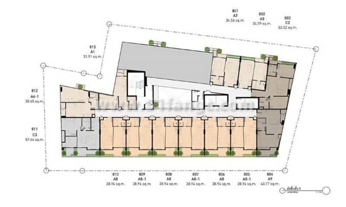 泰国曼谷Walden Sukhumvit 39公寓海外房产，日韩富人区高性价比高端公寓